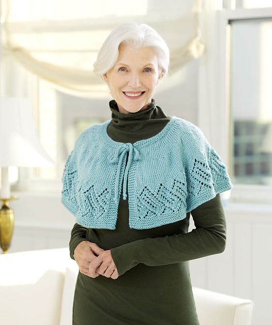 Lacy Knit Capelet