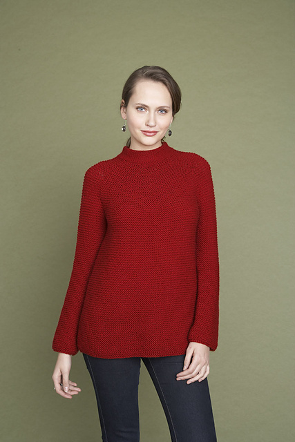 Garter Swing Pullover