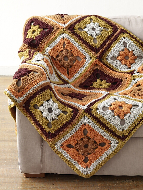 Harvest Patchwork Afghan