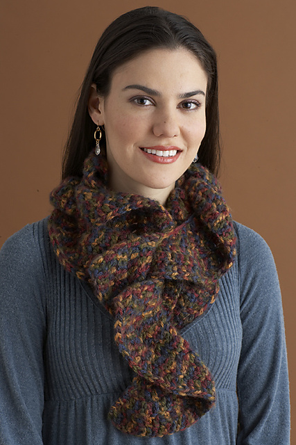 Ruffle Scarf (Crochet) #70628AD