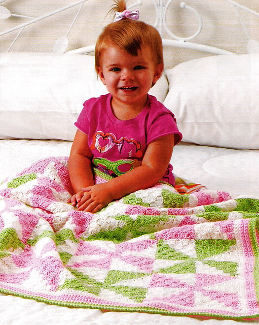 Baby Pinwheel Afghan