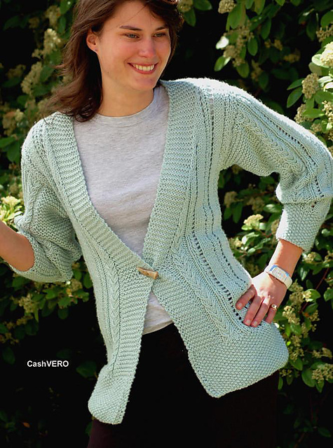 Lace Cable Cardigan