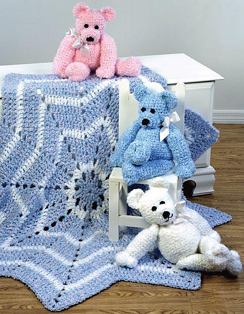 Merry-Go-Round Blanket & Teddy Bear (Teddy Bear)