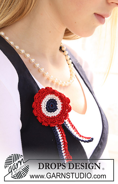 0-667 4th of July or national day rosette