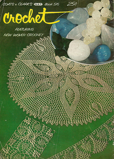 Pineapple Nosegay Doily #S-958