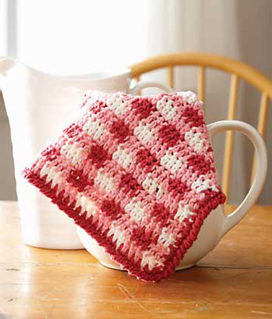 Gingham Dishcloths