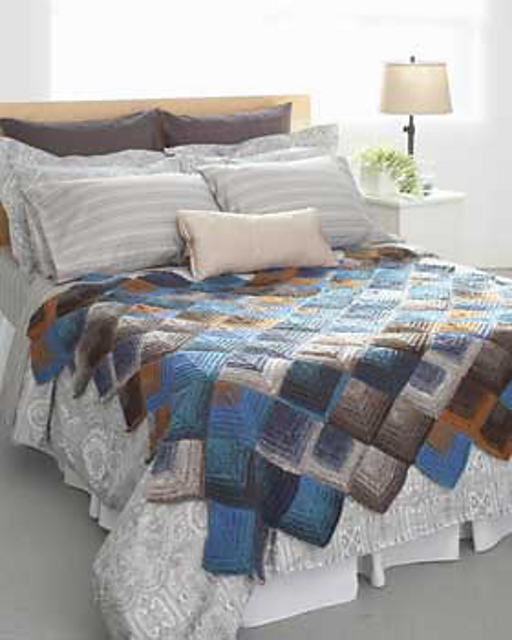 Mitered Motifs Blanket