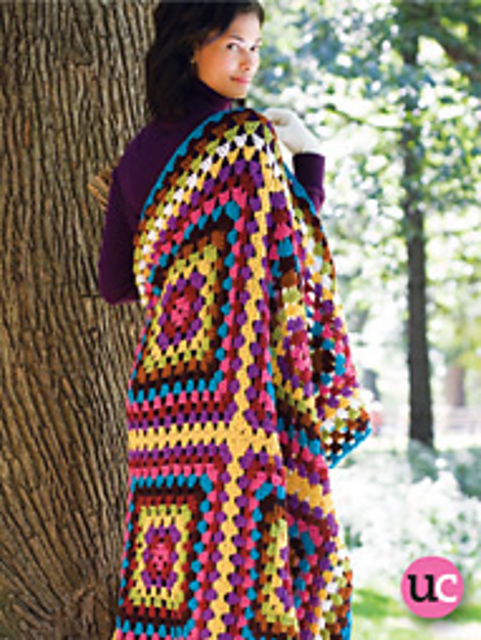 #20 Medium Granny Square Afghan