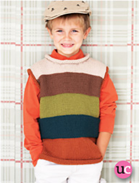 #28 Kid's Striped Vest
