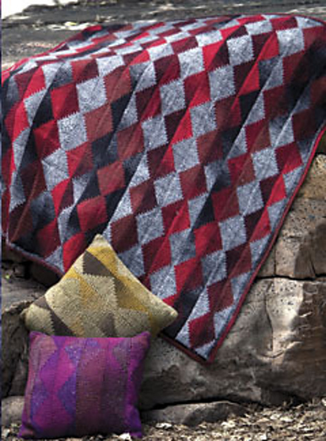 Split Diamonds Pillow