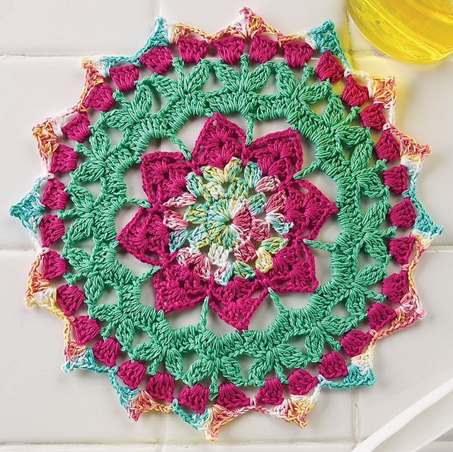 Spring Meadows Dishcloth