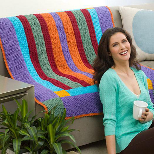 Updated Amish Bars Throw