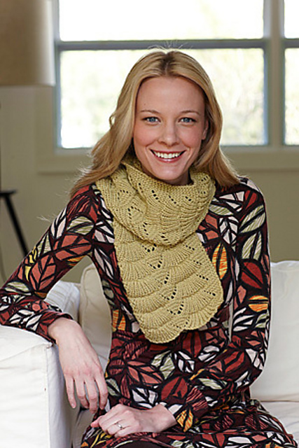 Lacy Green Scarf