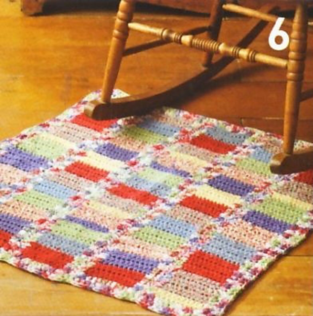 Country Rug Pattern Ravelry: Country Rug pattern by Lily Sugar'n Cream and Bernat Design Studio