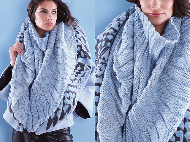 WELTED SCARF