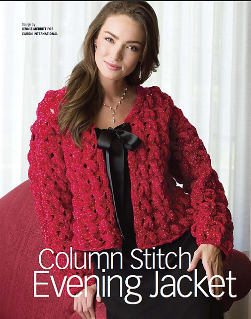 Column Stitch Evening Jacket