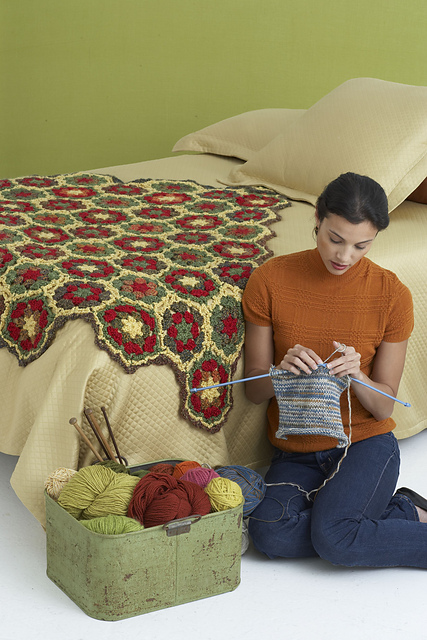 Fall Hexagon Afghan