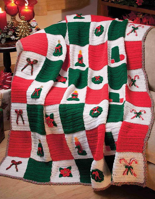 Holiday Decorations Afghan