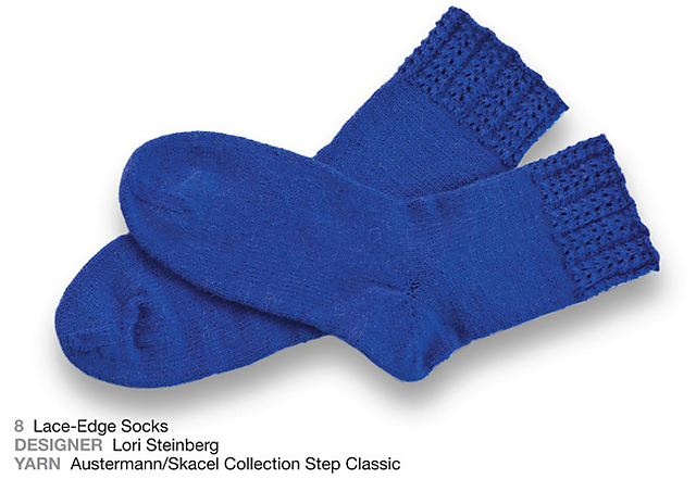 #08 Lace-Edge Socks
