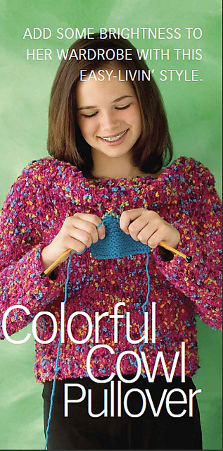Colorwork Cowl Pullover