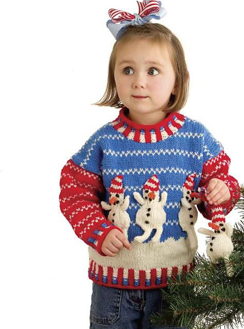 Dancing Snowman Pullover