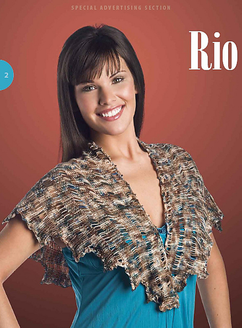 Rio Drop-Stitch Shawl