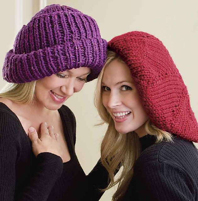 Swirls & Ribs Headwarmers: Swirls