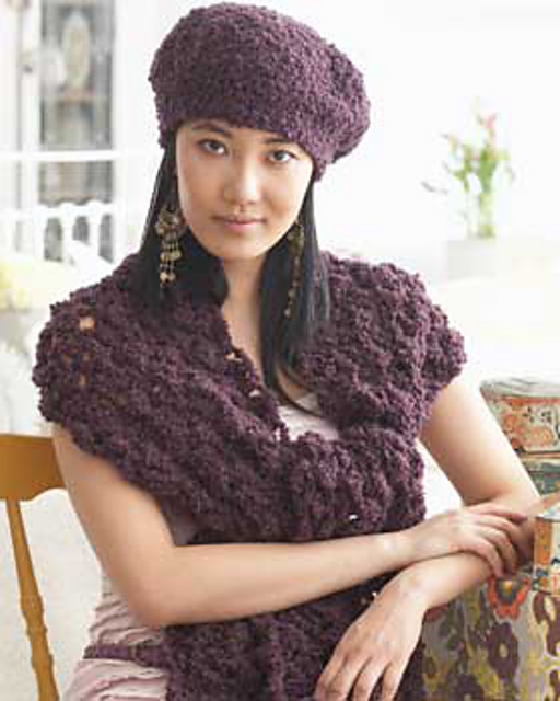 Beret and Wrap: Beret