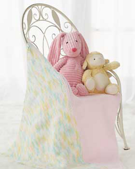 Half & Half Preemie Baby Blanket