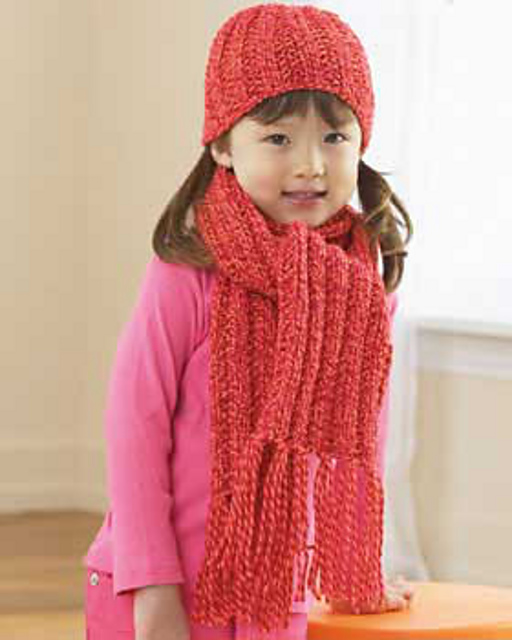 Ribbed Cap & Scarf