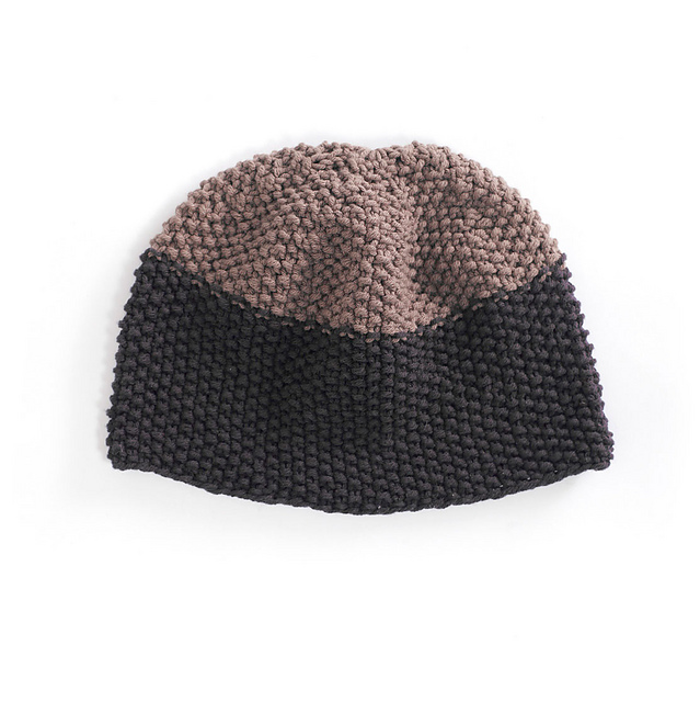 Graphite Seed Stitch Hat