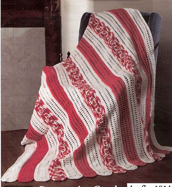 Ravelry Peppermint Candy Afghan pattern by Nina Banks