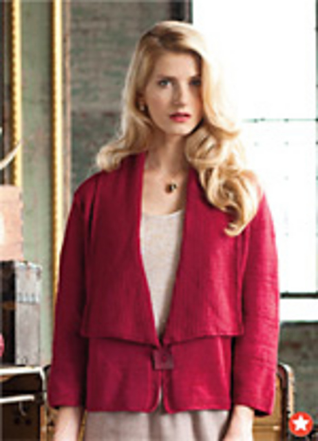 #03 Drape Front Jacket