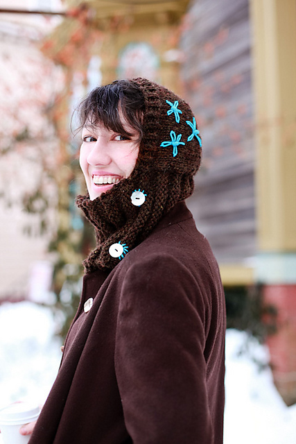 Embroidered Hood