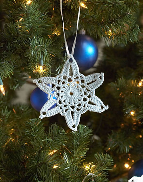 Crochet Snowflakes: Snowflake 2