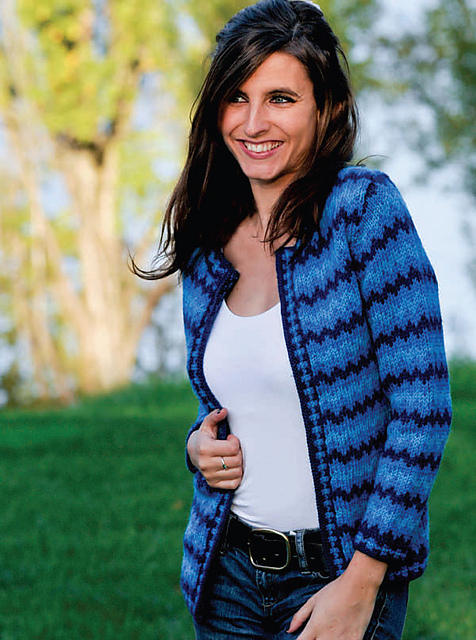 Woman's Tonal Fair Isle Jacket