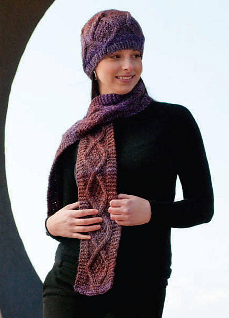 Diamonds Hat & Scarf