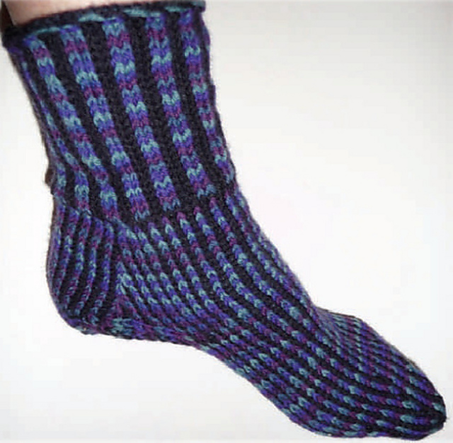 Blue Night Lights Socks