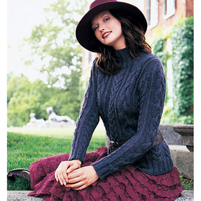 #10 Cabled Turtleneck