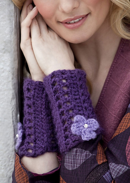 Sparkle Flower Wristlets