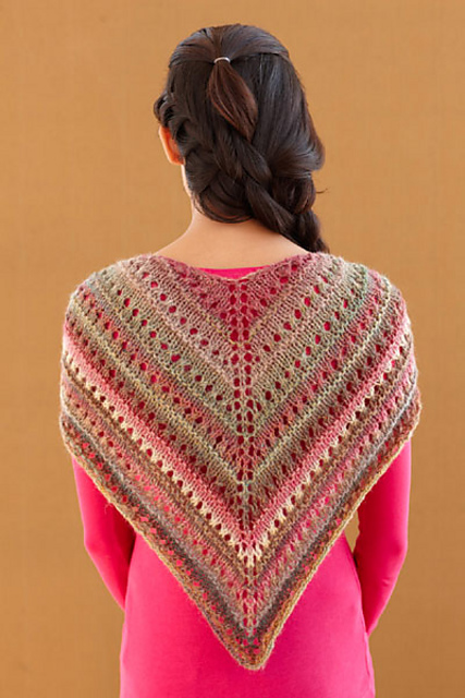 Rosy Glen Shawl