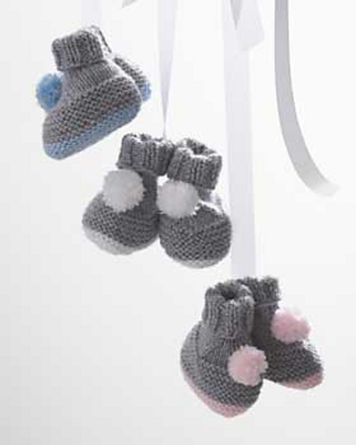 PomPom Booties