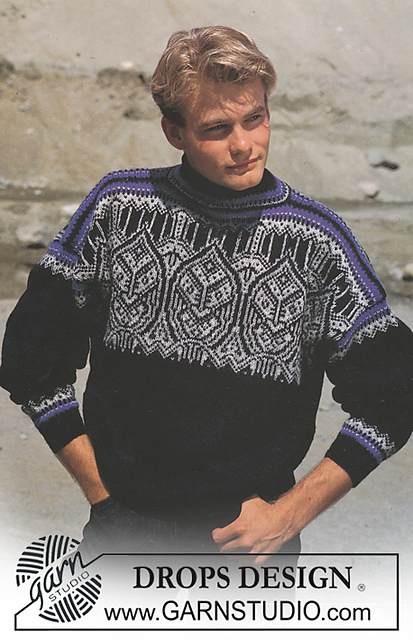15-23 Jumper with patterned yoke