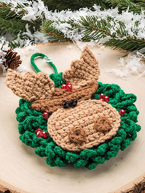 Merry Chris Moose Ornament