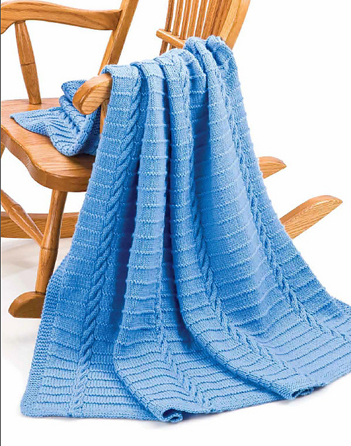 Baby Cable Layette: Afghan