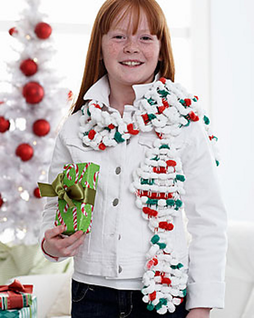Child's Holiday Scarf
