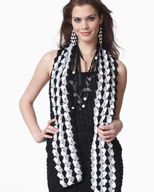 Vertical Striped Scarf