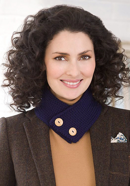Button Up Neck Warmer
