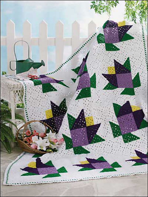 Tulip Garden Afghan