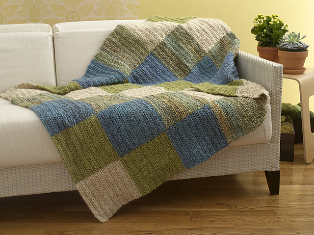 Late Summer Shaded Colors Afghan